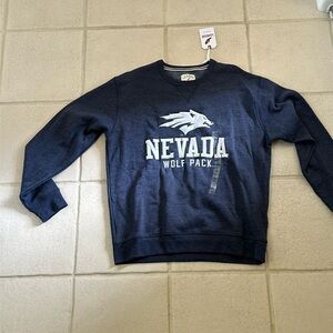 New With Tags Men’s University of Nevada Reno Wolfpack Crewneck Sweater